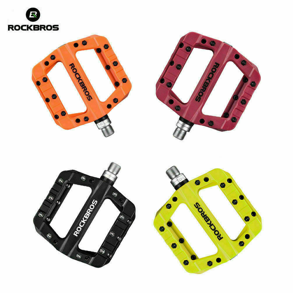 lightweight bike pedals ROCKBROS Lightweight Bike Pedals in Various Colours (Pair)